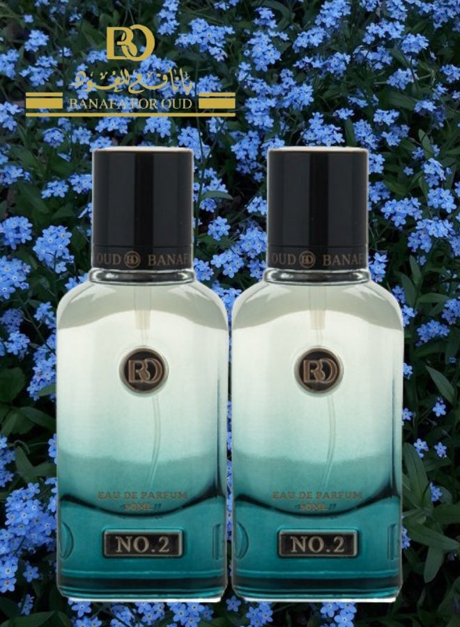 Banafa 2 Pieces Japan Number 2 Perfume 50ML - Image 1